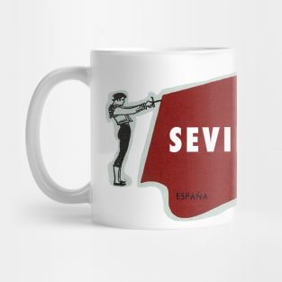 Seville Spain Travel Vintage Mug